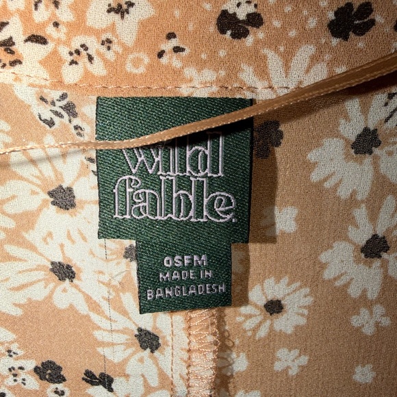 Wild Fable Floral Tie-Front Kimono Duster - Picture 5 of 6